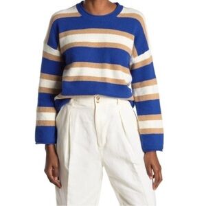 Madewell Balmore Striped Pullover Sweater - Size Small
